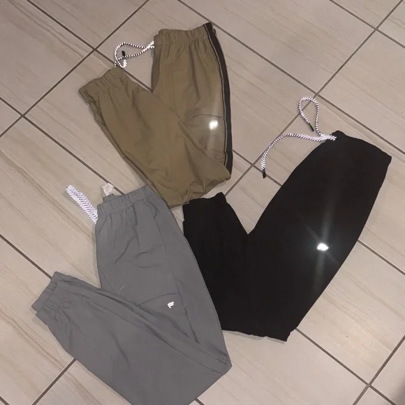 Fabletics 3 pair mens size M jogger pant - Picture 1 of 7